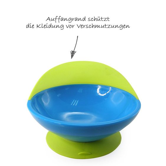 boon Schale Catch Bowl mit Auffangrand - Grün Blau