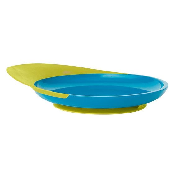 boon Teller Catch Plate mit Auffangrand - Grün Blau