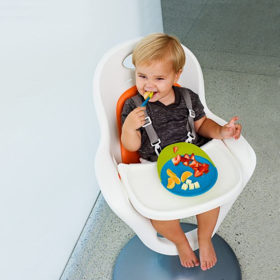 boon Teller Catch Plate mit Auffangrand - Grün Blau