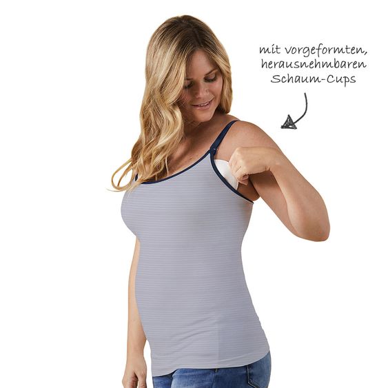 bravado Schwangerschafts- & Still-Top - Classic Nursing Cami - Feeder Stripe - Gr. S