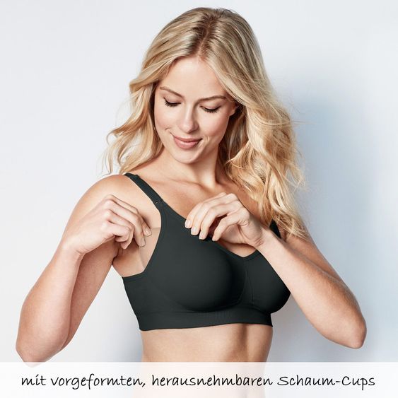 bravado Still- & Schwangerschafts-BH Body Silk Seamless - Black - Gr. S