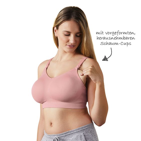 bravado Still- & Schwangerschafts-BH - Body Silk Seamless - Full Cup - Dusted Peony - Gr. M