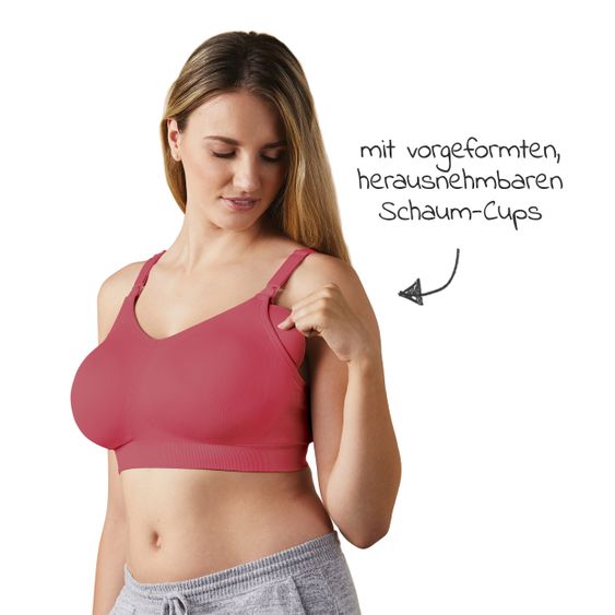 bravado Still- & Schwangerschafts-BH - Body Silk Seamless - Lipstick - Gr. M