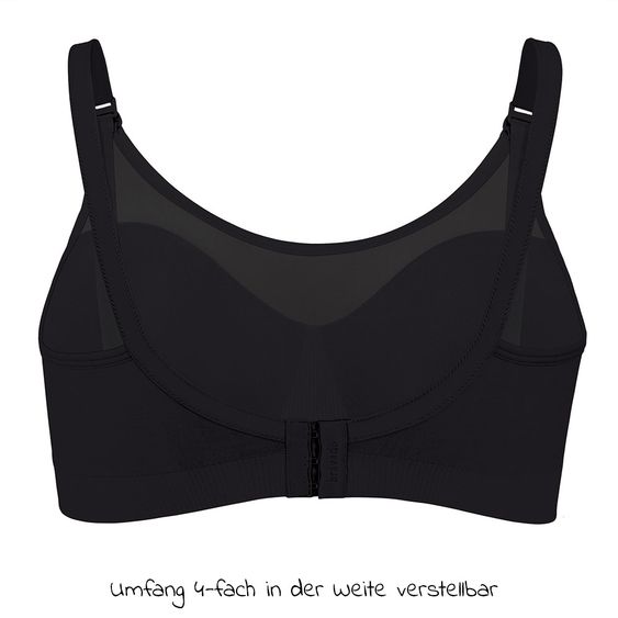 bravado Still- & Schwangerschafts-BH  - Body Silk Seamless Sheer - Black - Gr. S