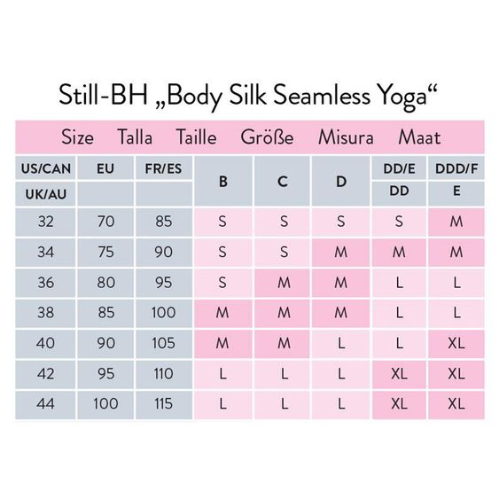 bravado Still- & Schwangerschafts-BH Body Silk Seamless Yoga - Charcoal Heather - Gr. S