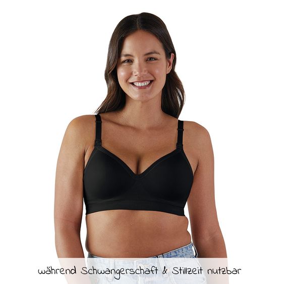 bravado Still- & Schwangerschafts-BH  - Plunge - Black - Gr. S