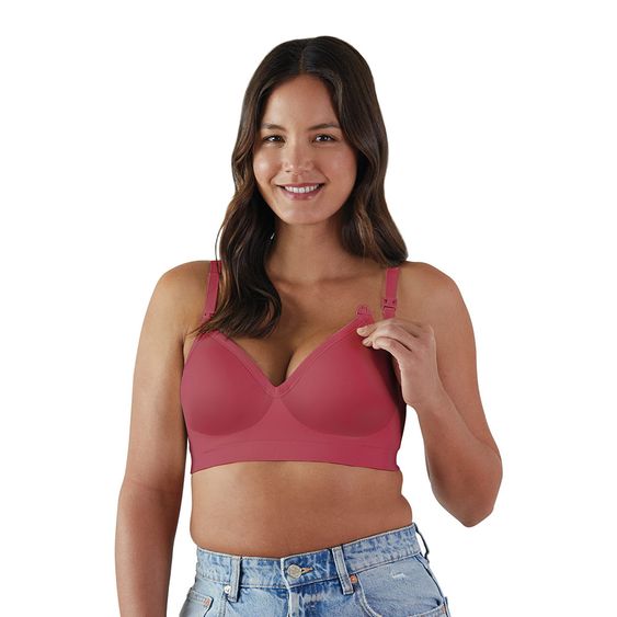 bravado Reggiseno per l'allattamento e la gravidanza - Plunge - Rossetto - Taglia S