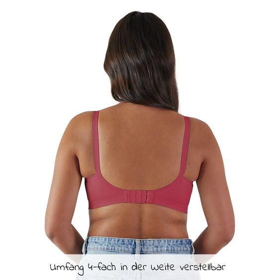 bravado Reggiseno per l'allattamento e la gravidanza - Plunge - Rossetto - Taglia S