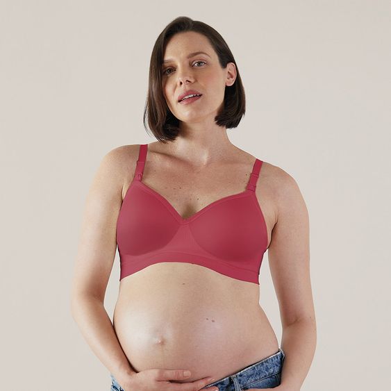 bravado Reggiseno per l'allattamento e la gravidanza - Plunge - Rossetto - Taglia S