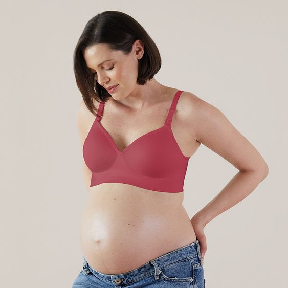 bravado Reggiseno per l'allattamento e la gravidanza - Plunge - Rossetto - Taglia S