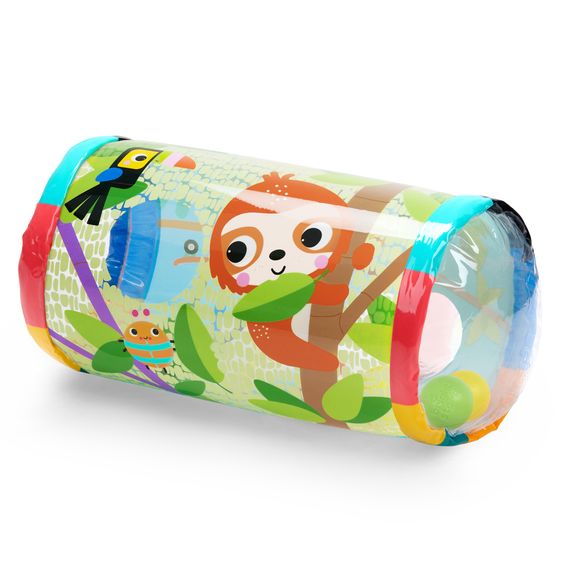 Bright Starts Rotolo da gioco per neonati Roll-Along Rainforest™ con 3 palline - Colorato