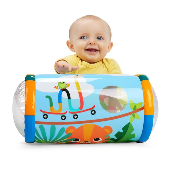 Bright Starts Rotolo da gioco per neonati Roll-Along Rainforest™ con 3 palline - Colorato