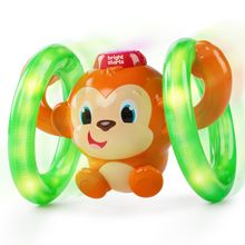Musical Toy Roll & Glow Monkey™ Interactive Baby Toy with Light, Music & Movement - Colourful