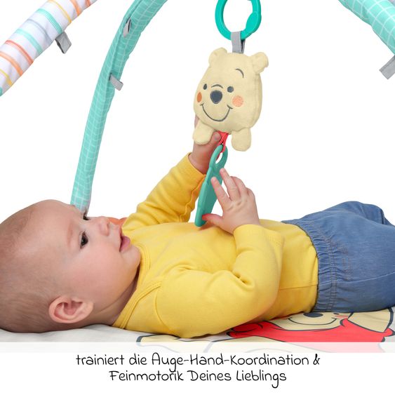 Bright Starts Spieldecke Hundred Acre Adventure™ mit Spielbogen und 5 abnehmbaren Spielzeugen - Winnie Pooh - Bunt