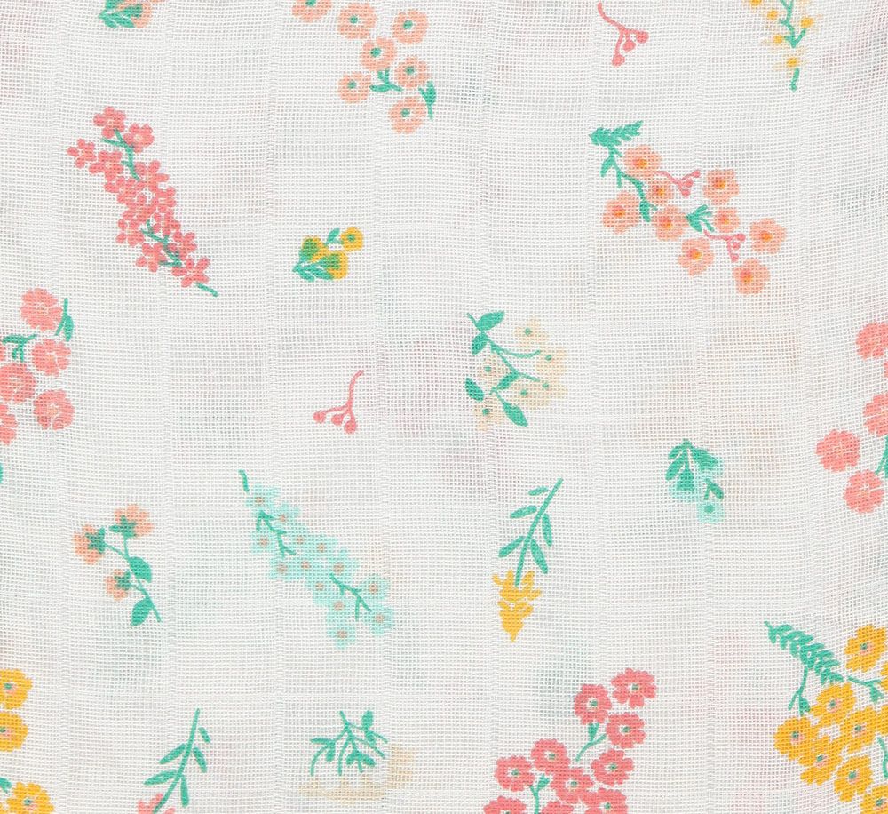 Briljant Baby Einschlag- & Mulltuch 3er Pack 120 x 120 cm - Flower - Pink