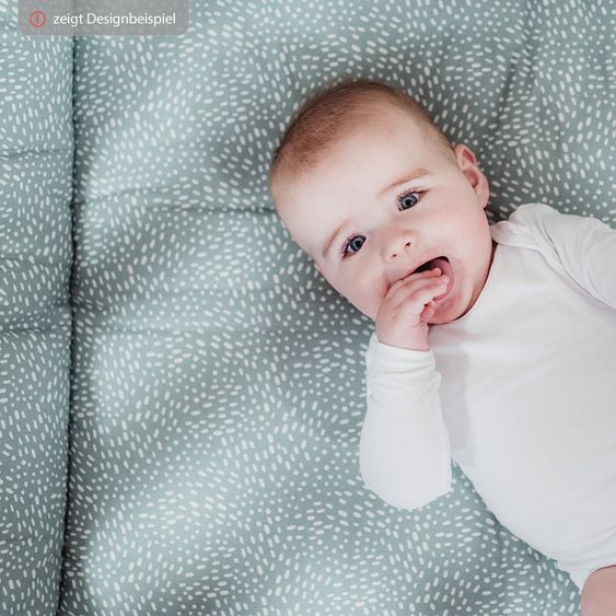Briljant Baby Krabbeldecke - 80 x 100 cm - Sunny - Grau