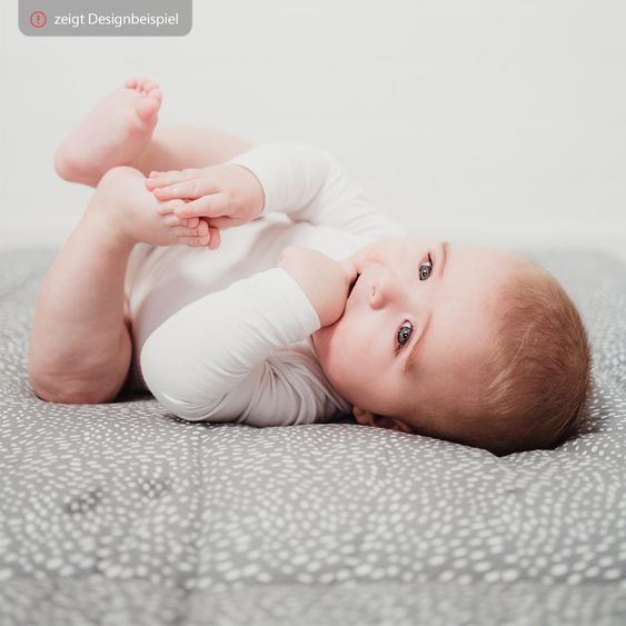 Briljant Baby Krabbeldecke - 80 x 100 cm - Sunny - Grau