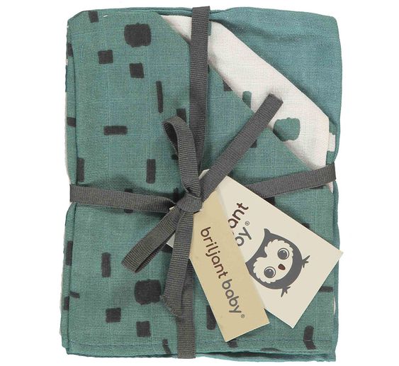 Briljant Baby Mull-Waschhandschuh 3er Pack 17 x 20 cm - Art - Artic