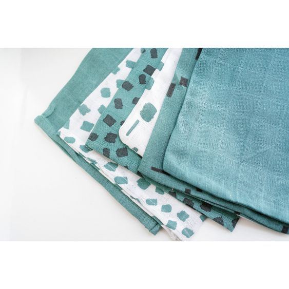 Briljant Baby Mull-Waschlappen / Pflegetuch 3er Pack 30 x 30 cm - Art - Artic