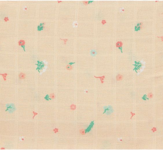 Briljant Baby Mull-Waschlappen / Pflegetuch 3er Pack 30 x 30 cm - Flower - Pink