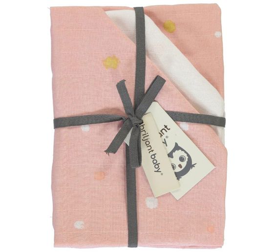 Briljant Baby Mullwindeln 3er Pack 70 x 70 cm - Sunny - Rosa