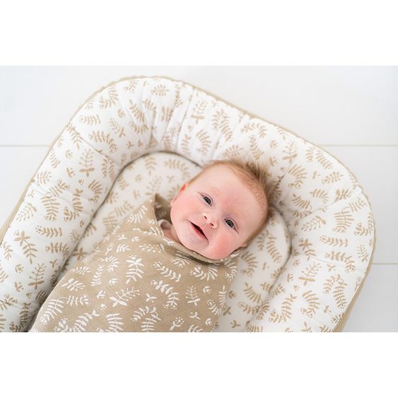 Briljant Baby Mullwindeln 4er Pack 70 x 70 cm - Botanic - Organic Cotton - Sand