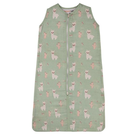 Briljant Baby Sommer-Schlafsack Mull - Lamas Mint - Gr. 70 cm