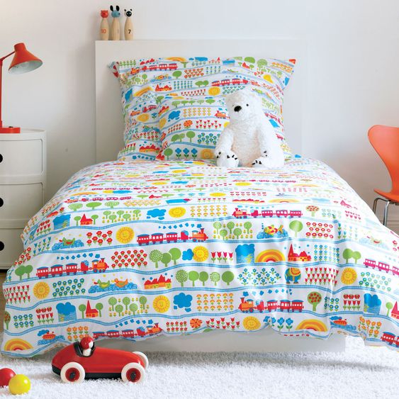 byGraziela Bettwäsche-Set - Eisenbahn