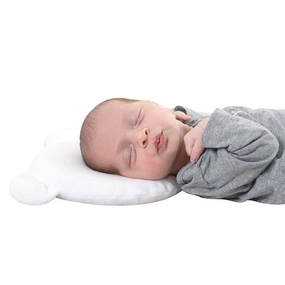 Candide Babykissen gegen Kopfverformung Panda - Weiß