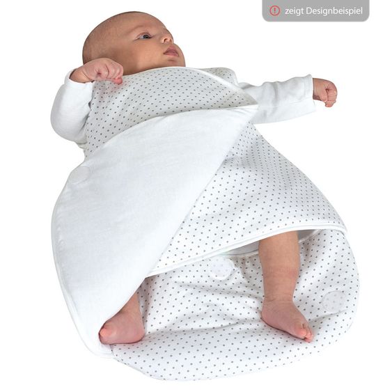 Candide Erstlings-Wickel-Schlafsack 55 cm - Grau