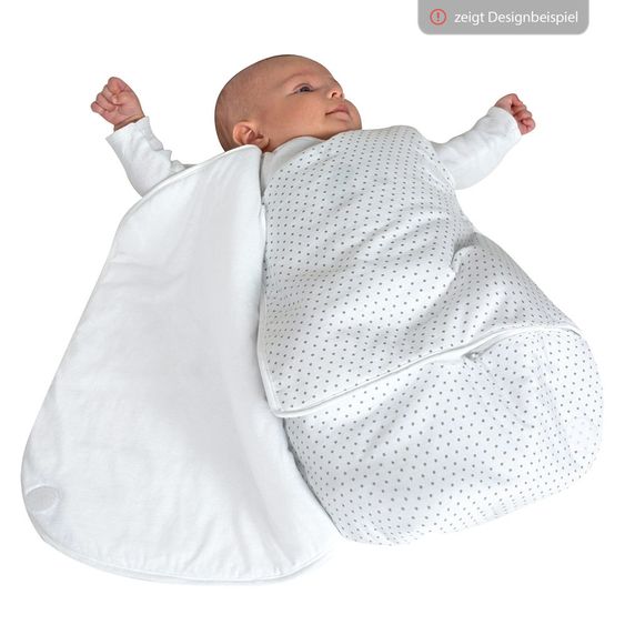 Candide Erstlings-Wickel-Schlafsack 55 cm - Grau