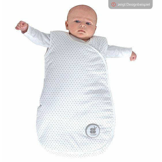 Candide Erstlings-Wickel-Schlafsack 55 cm - Grau
