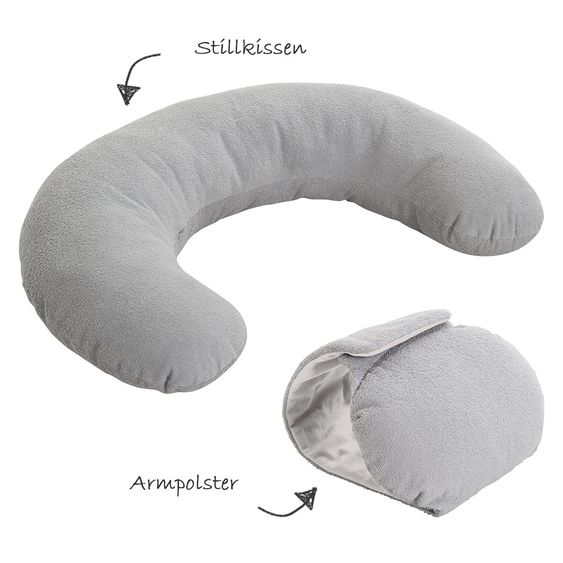 Candide Multifunktionskissen 7 in 1 Cosyrelax - Sterne - Grau