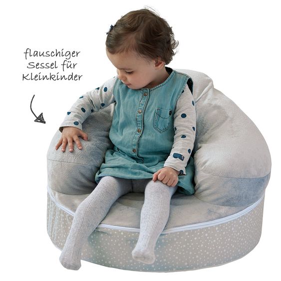 Candide Multifunktionskissen 7 in 1 Cosyrelax - Sterne - Grau