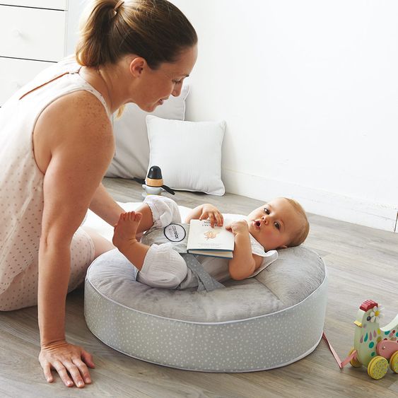 Candide Multifunktionskissen 7 in 1 Cosyrelax - Sterne - Grau