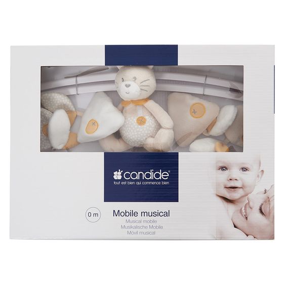 Candide Musik-Mobile - Häschen Lenny - Beige