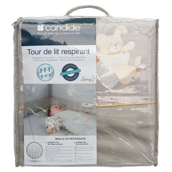 Candide Nestchen luftdurchlässig 178 cm - Häschen Lenny - Beige