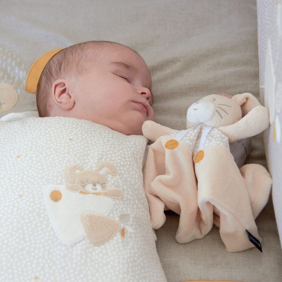 Candide Schmusetuch 22 cm - Häschen Lenny - Beige