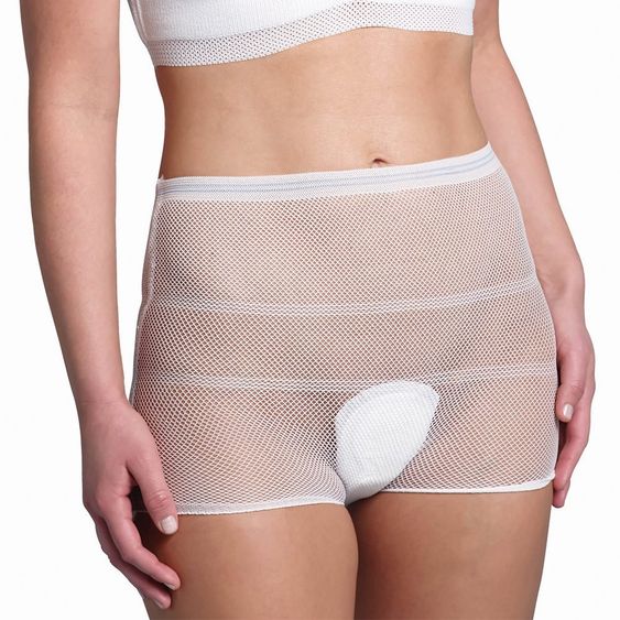 Carriwell 5er Pack Panty Hospital Slip waschbar - Weiß