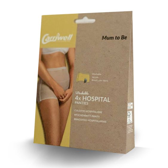 Carriwell Panty Hospital Slip 4er Pack waschbar
