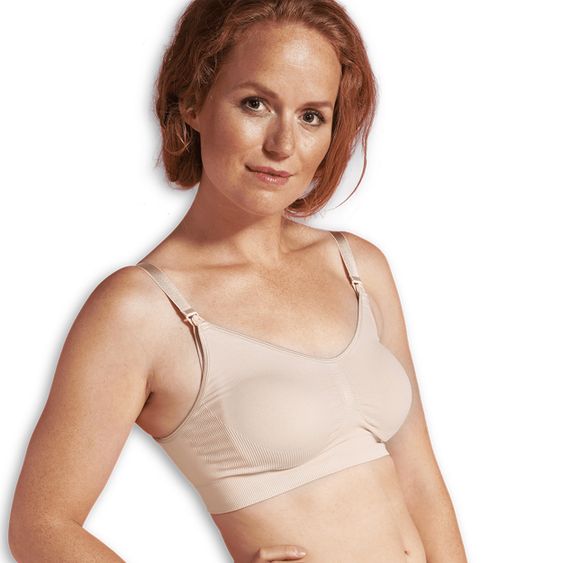 Carriwell Schwangerschafts & Still BH Seamless - Nude - Gr. M