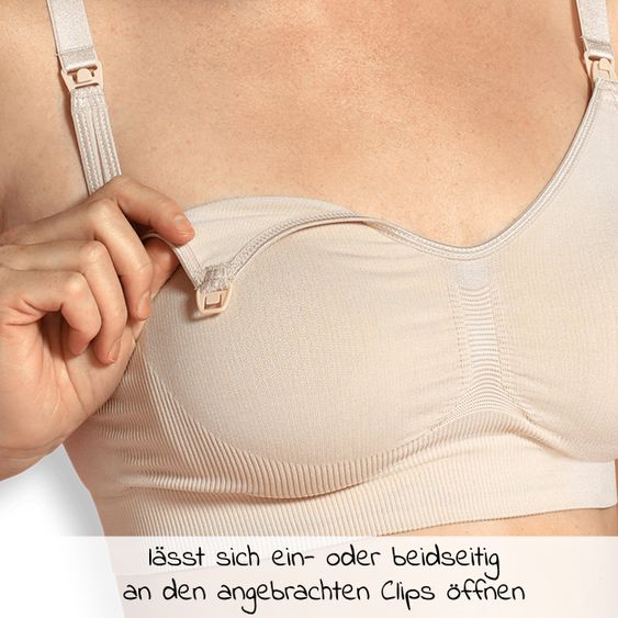 Carriwell Schwangerschafts & Still BH Seamless - Nude - Gr. M