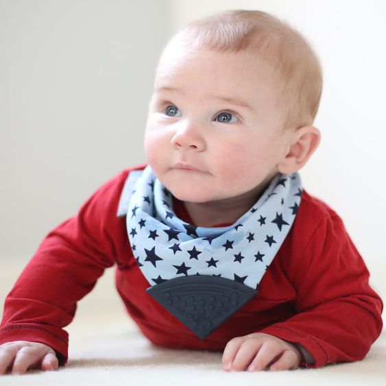Cheeky Chompers Wende-Halstuch Neckerchew mit Beißecke - Twinkle Twinkle