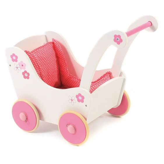 CHIC 2000 Holz-Puppenwagen Fiori - Bianco