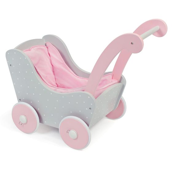CHIC 2000 Holz-Puppenwagen - Puntos Grey