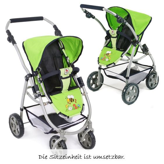 CHIC 2000 Kombi-Puppenwagen 2 in 1 Emotion - Bumblebee