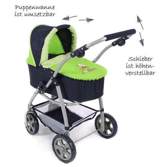 CHIC 2000 Kombi-Puppenwagen 2 in 1 Emotion - Bumblebee