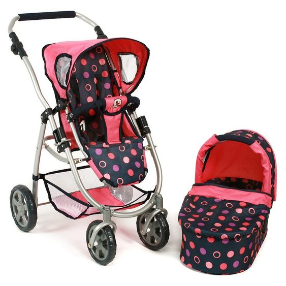CHIC 2000 Kombi-Puppenwagen 2 in 1 Emotion - Corallo