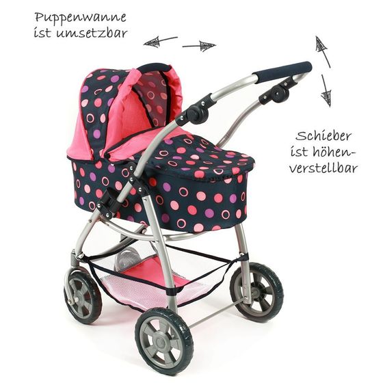 CHIC 2000 Kombi-Puppenwagen 2 in 1 Emotion - Corallo