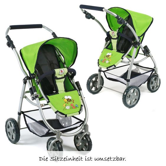 CHIC 2000 Kombi-Puppenwagen 3 in 1 Emotion All In - Bumblebee